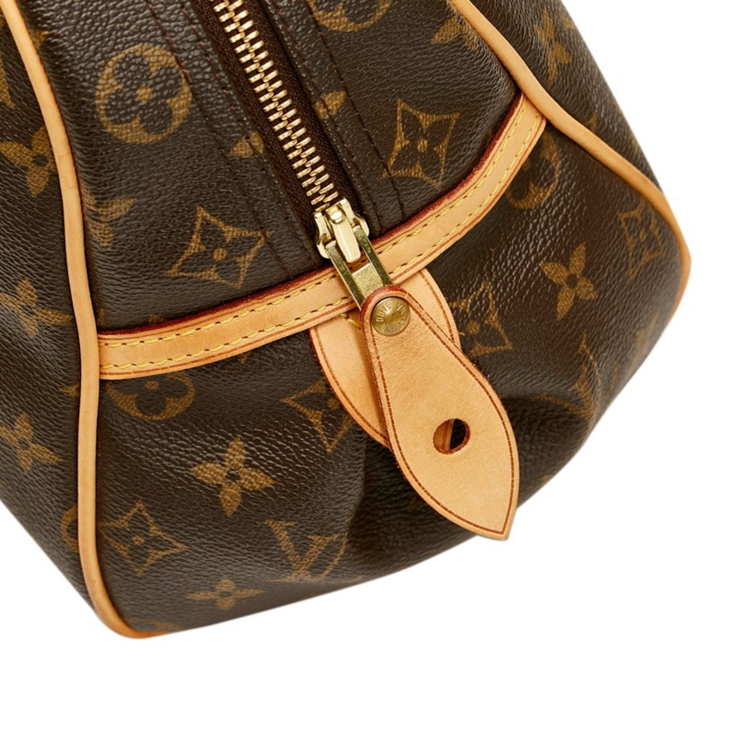 Louis Vuitton Brown Canvas Montorgueil tote bag