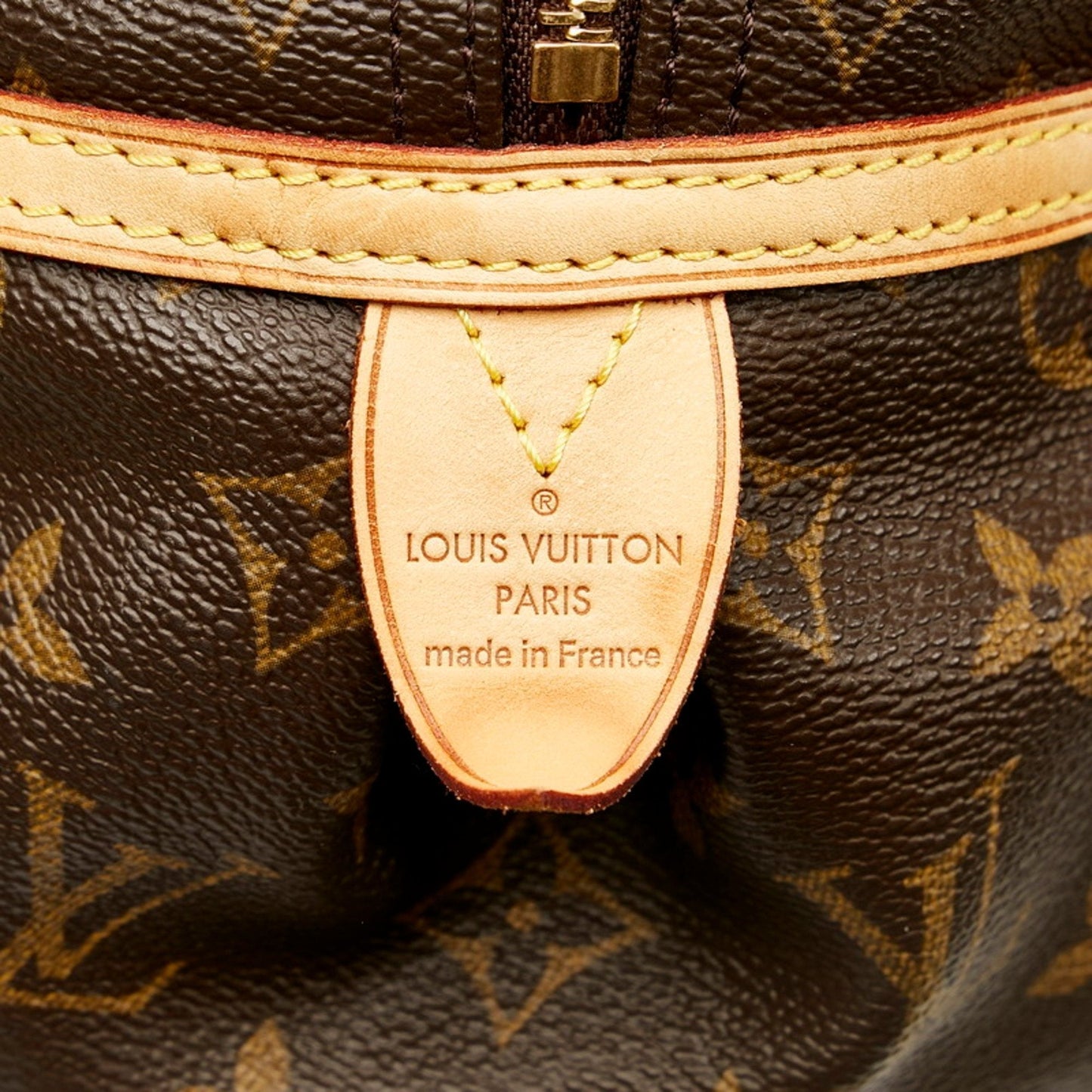 Louis Vuitton Brown Canvas Montorgueil tote bag