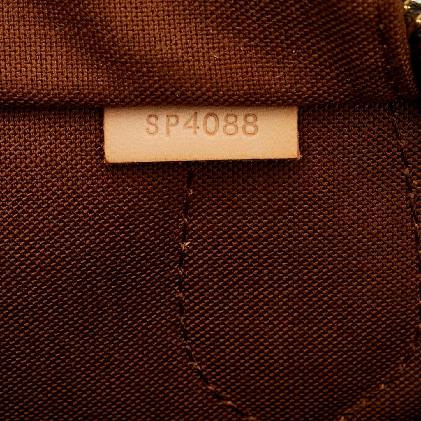 Louis Vuitton Brown Canvas Montorgueil tote bag