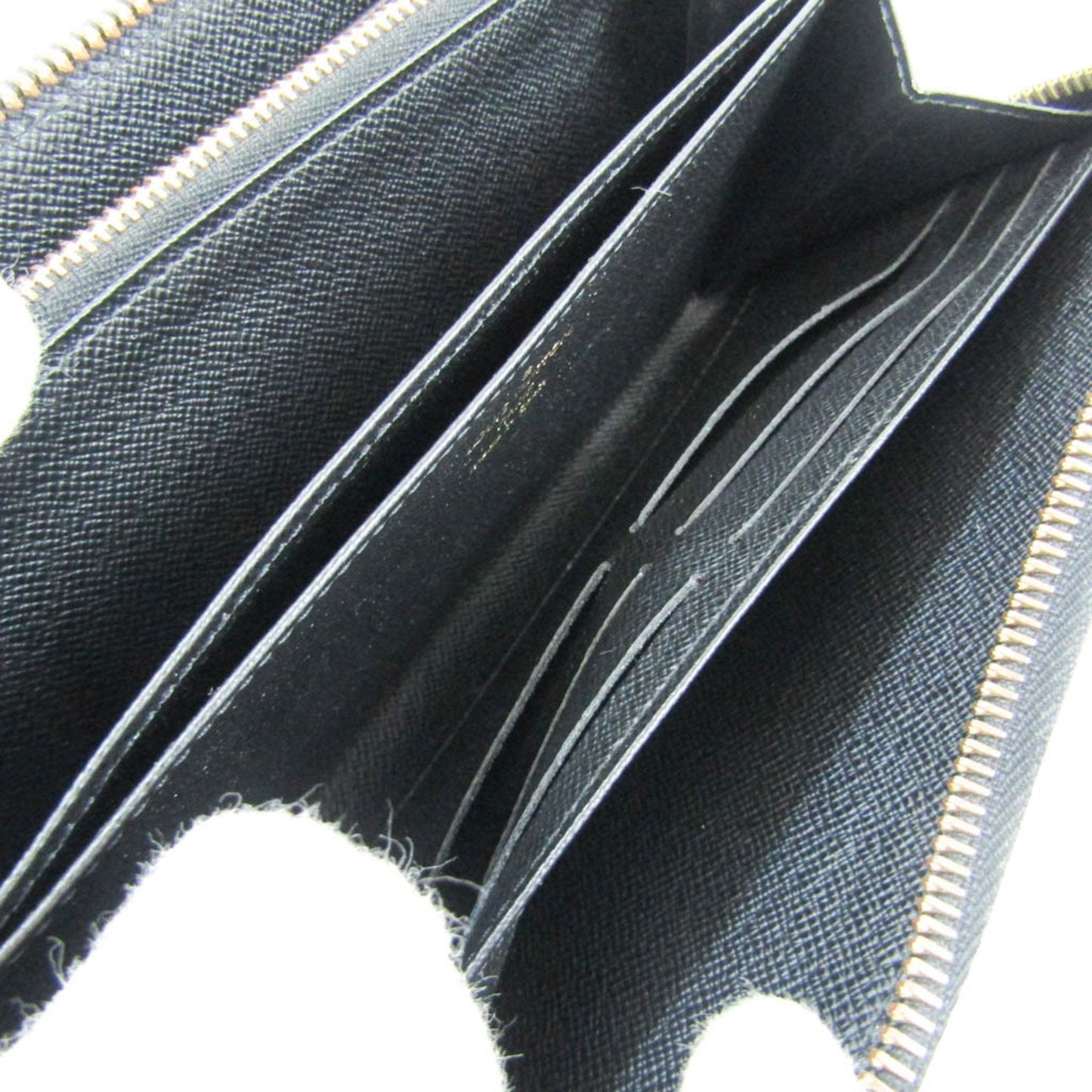 Louis Vuitton Black Leather Portefeuille zippy wallet accessories