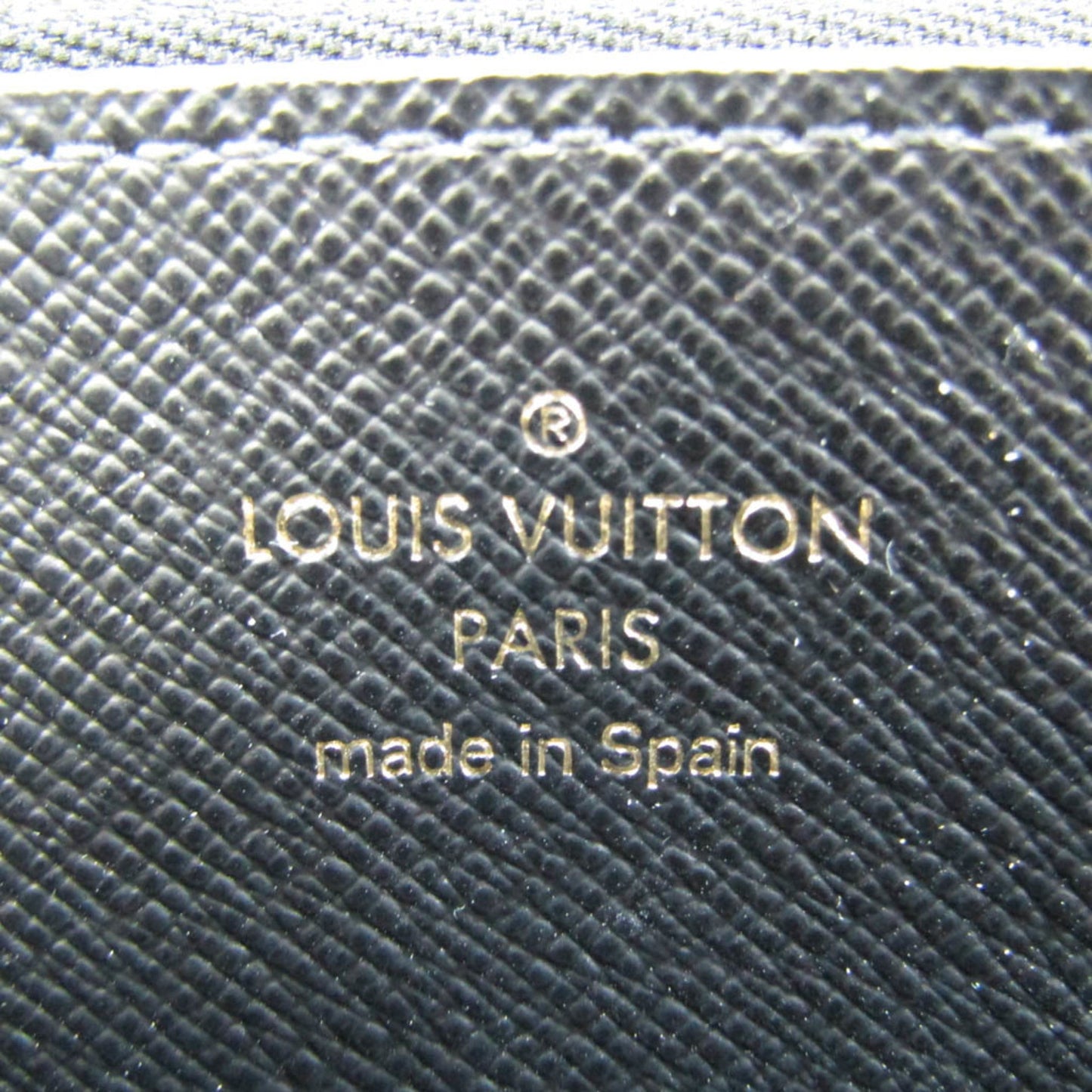 Louis Vuitton Black Leather Portefeuille zippy wallet accessories