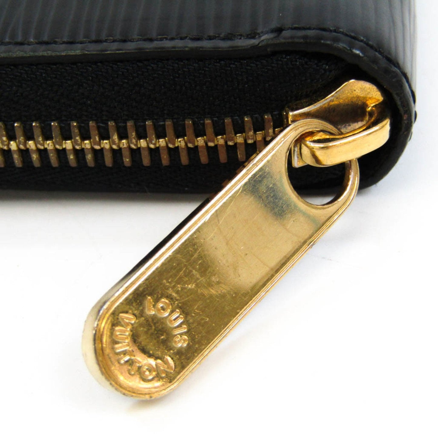 Louis Vuitton Black Leather Portefeuille zippy wallet accessories