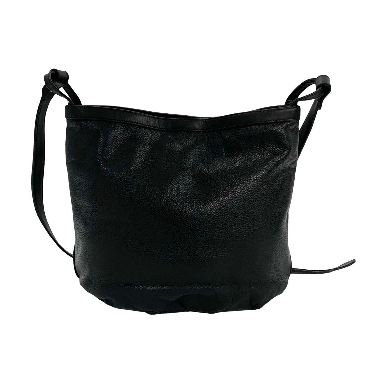 GUCCI Shoulder Bag leather black Old Gucci