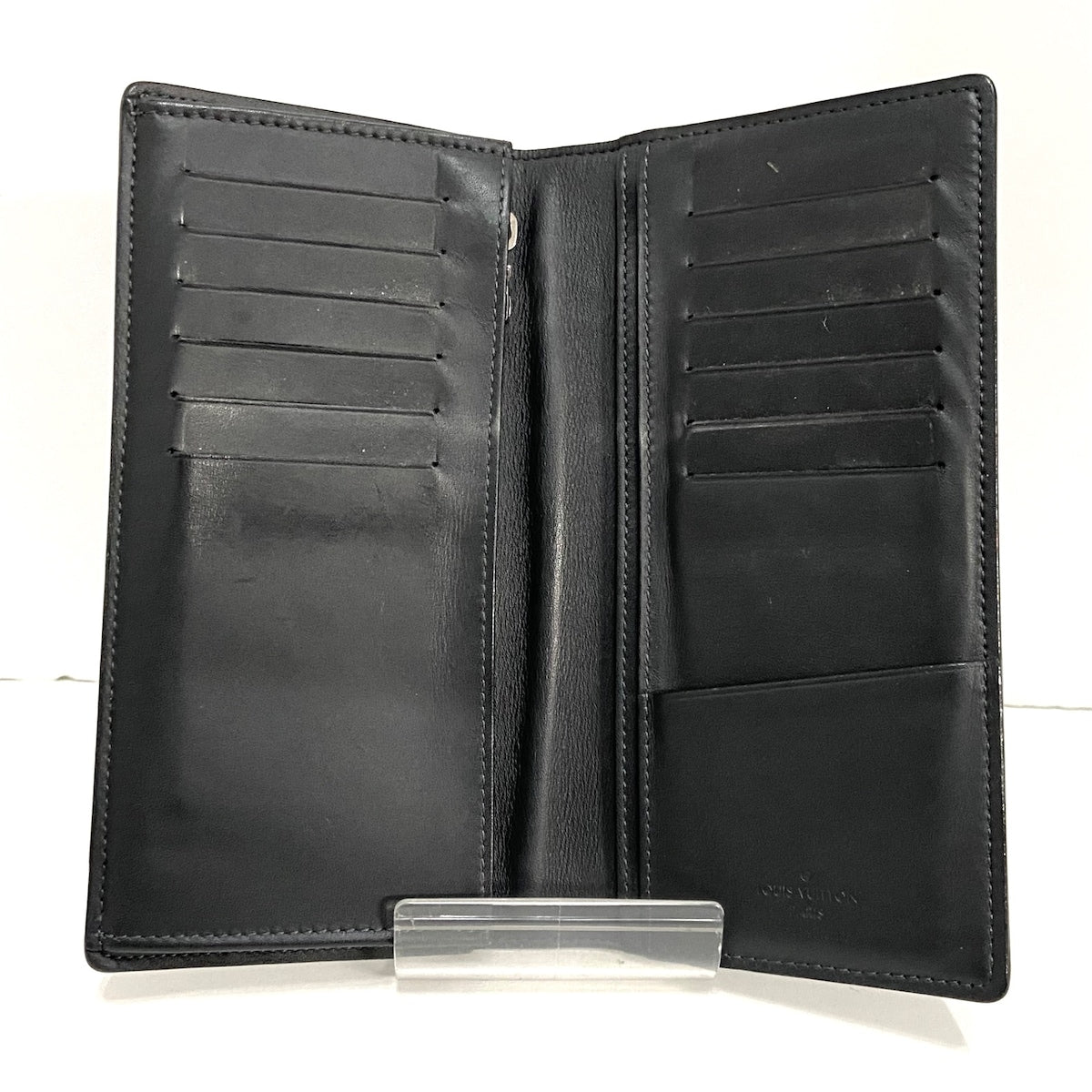 Louis Vuitton Gray Canvas Brazza wallet accessories