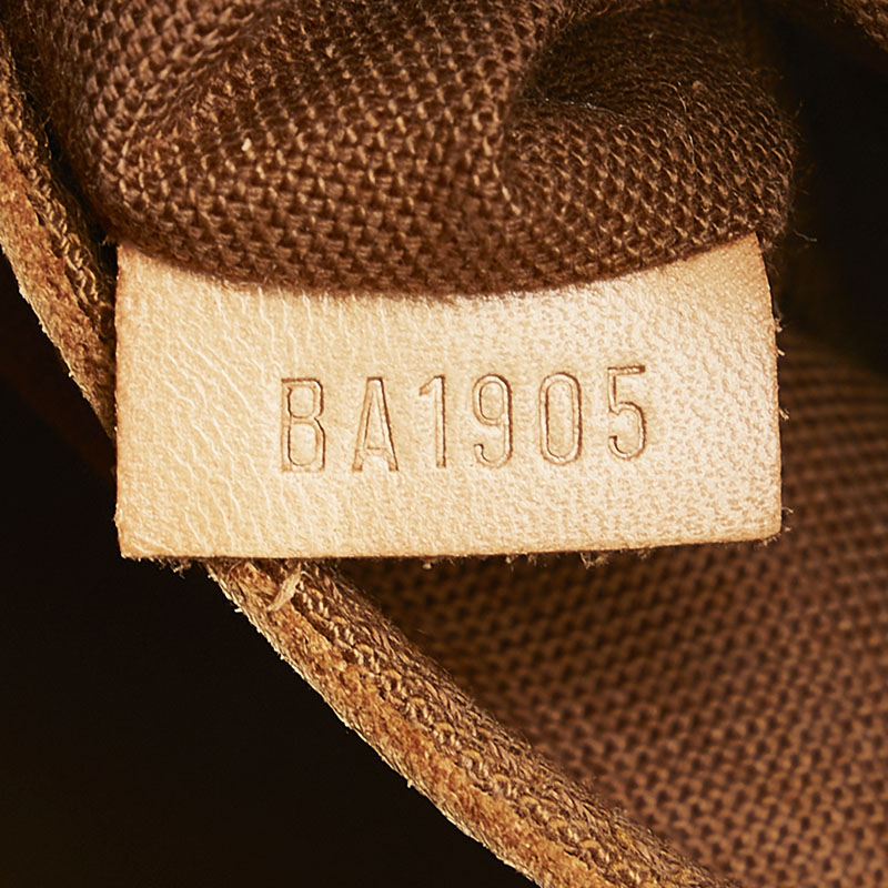 Louis Vuitton Brown Canvas Alma handbag bag