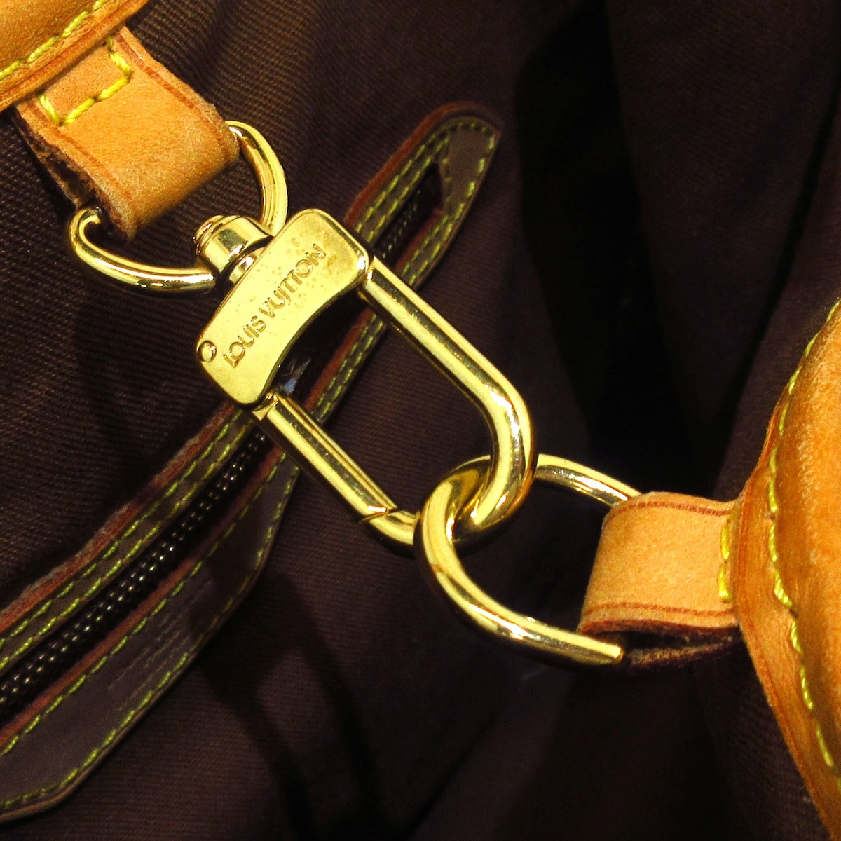Louis Vuitton Brown Canvas Batignolles Vertical shoulder bag