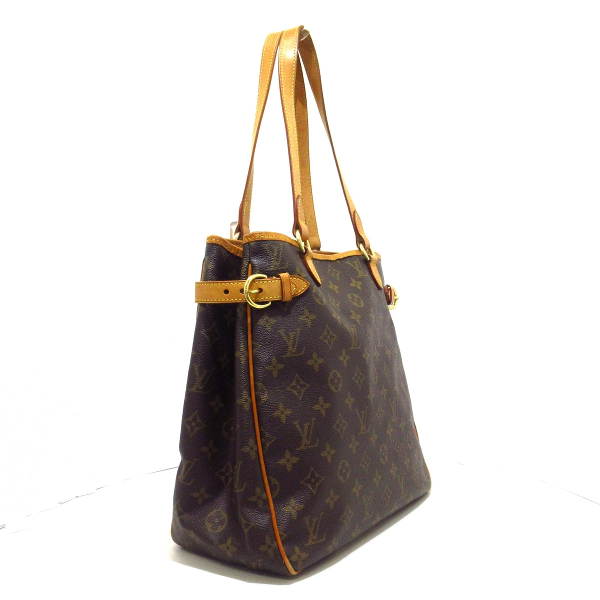 Louis Vuitton Brown Canvas Batignolles Vertical shoulder bag