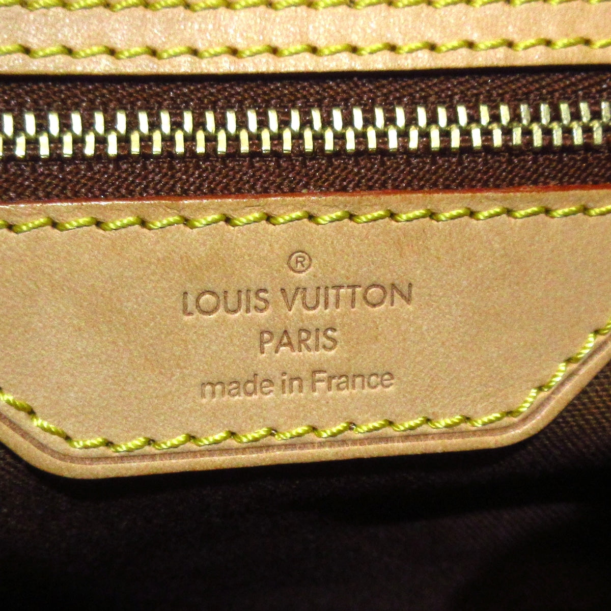 Louis Vuitton Brown Canvas Batignolles Vertical shoulder bag