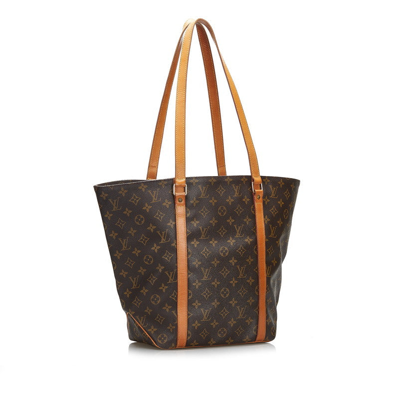 Louis Vuitton Brown Canvas SAC SHOPPING handbag bag