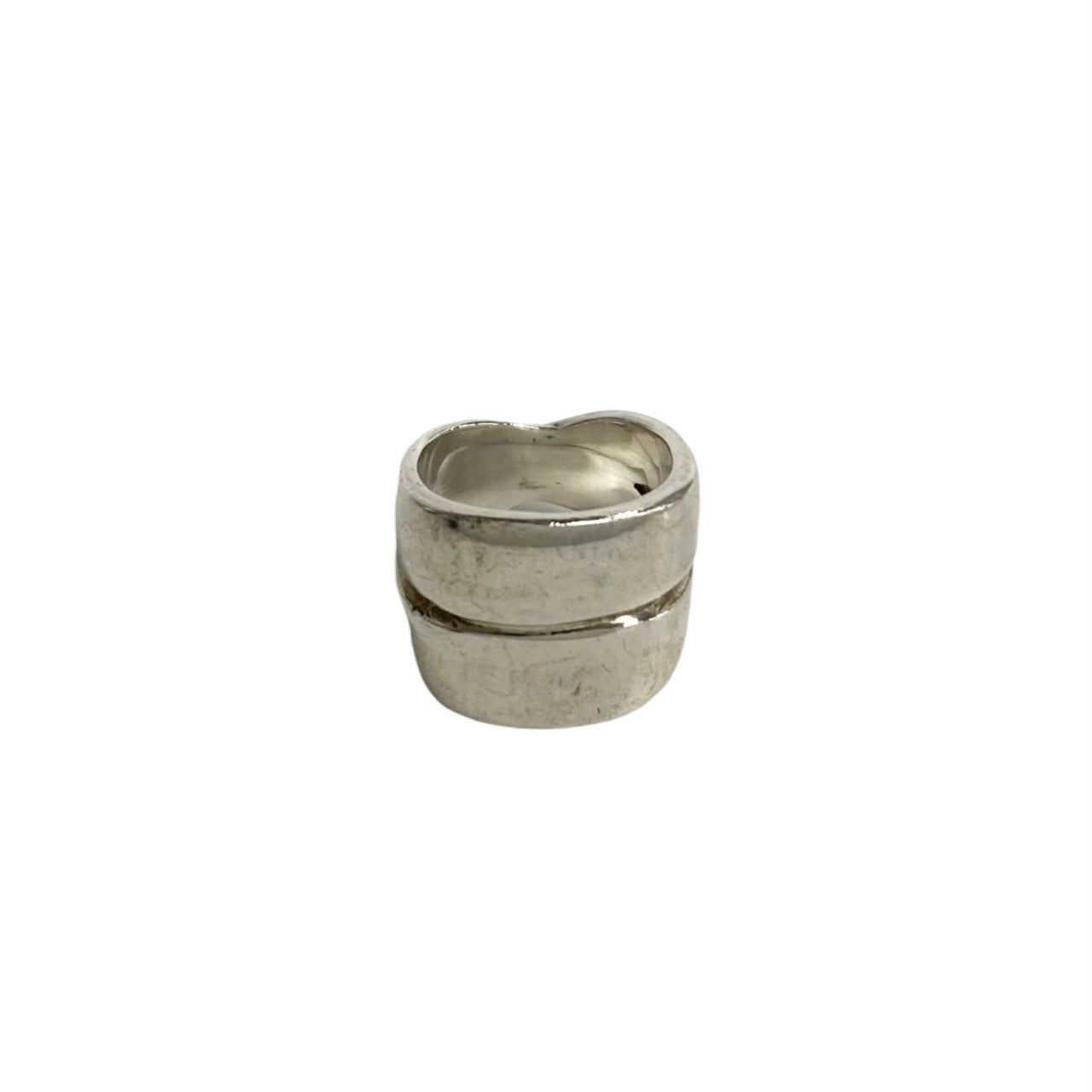 HERMES Ring Silver925 Silver Double ring
