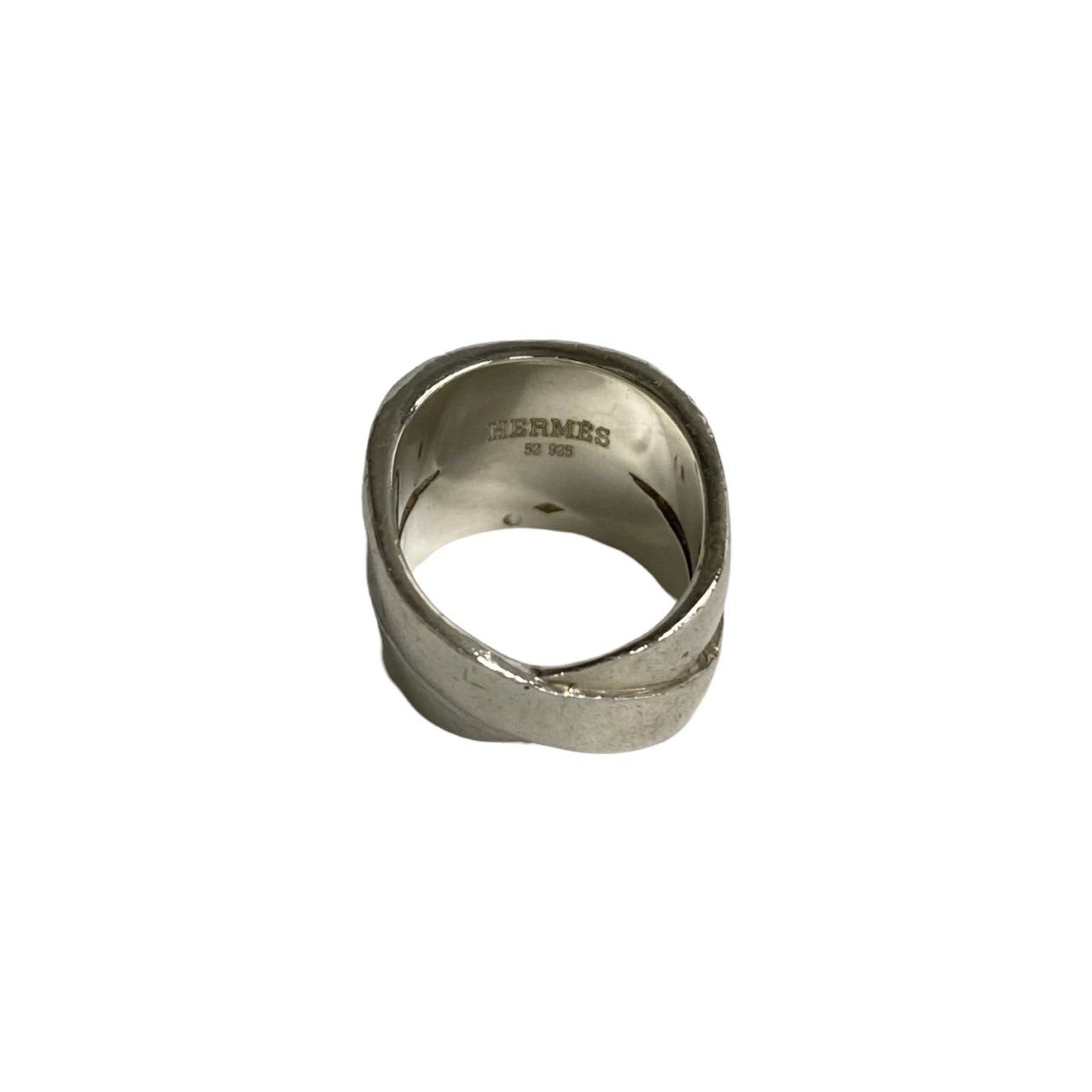 HERMES Ring Silver925 Silver Double ring