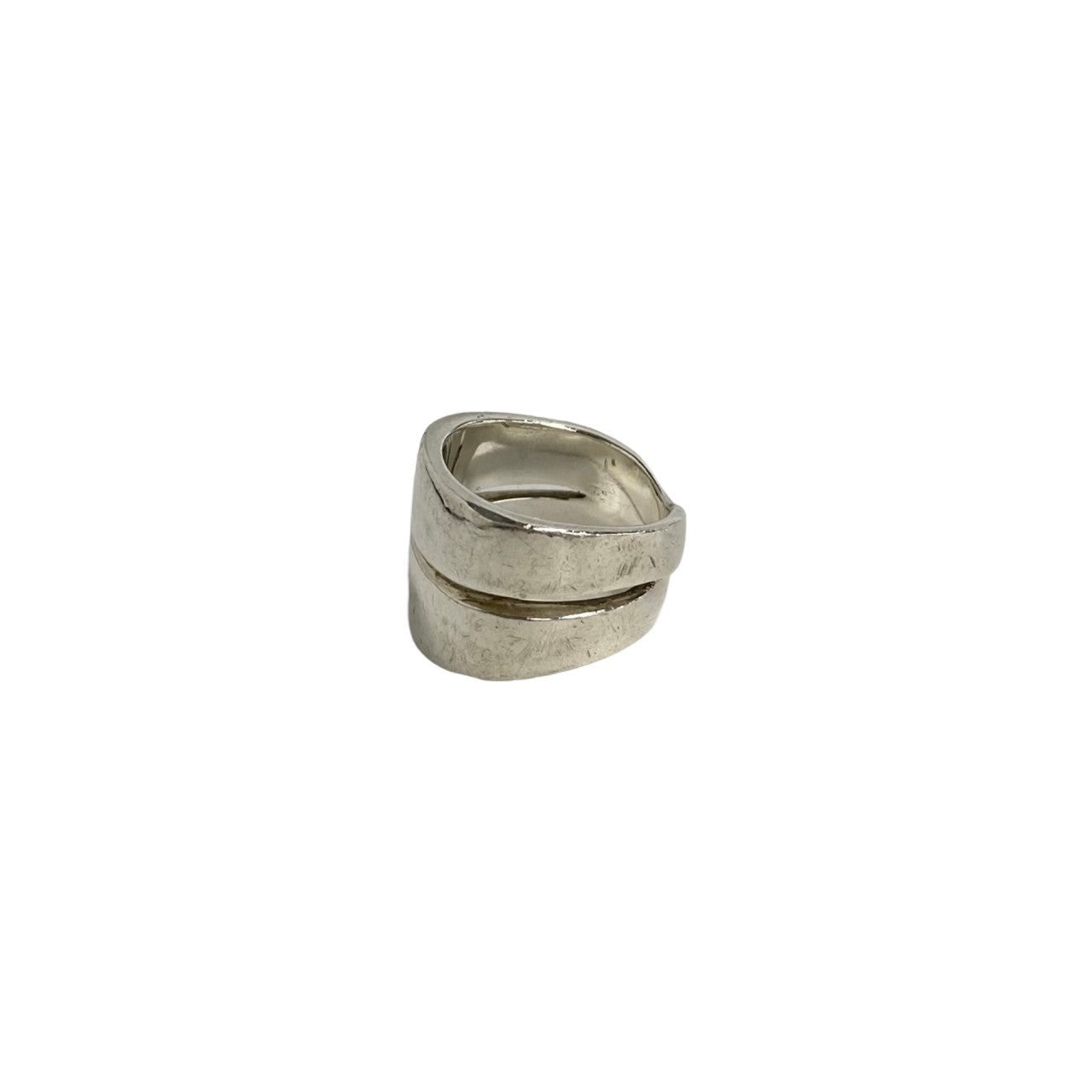 HERMES Ring Silver925 Silver Double ring