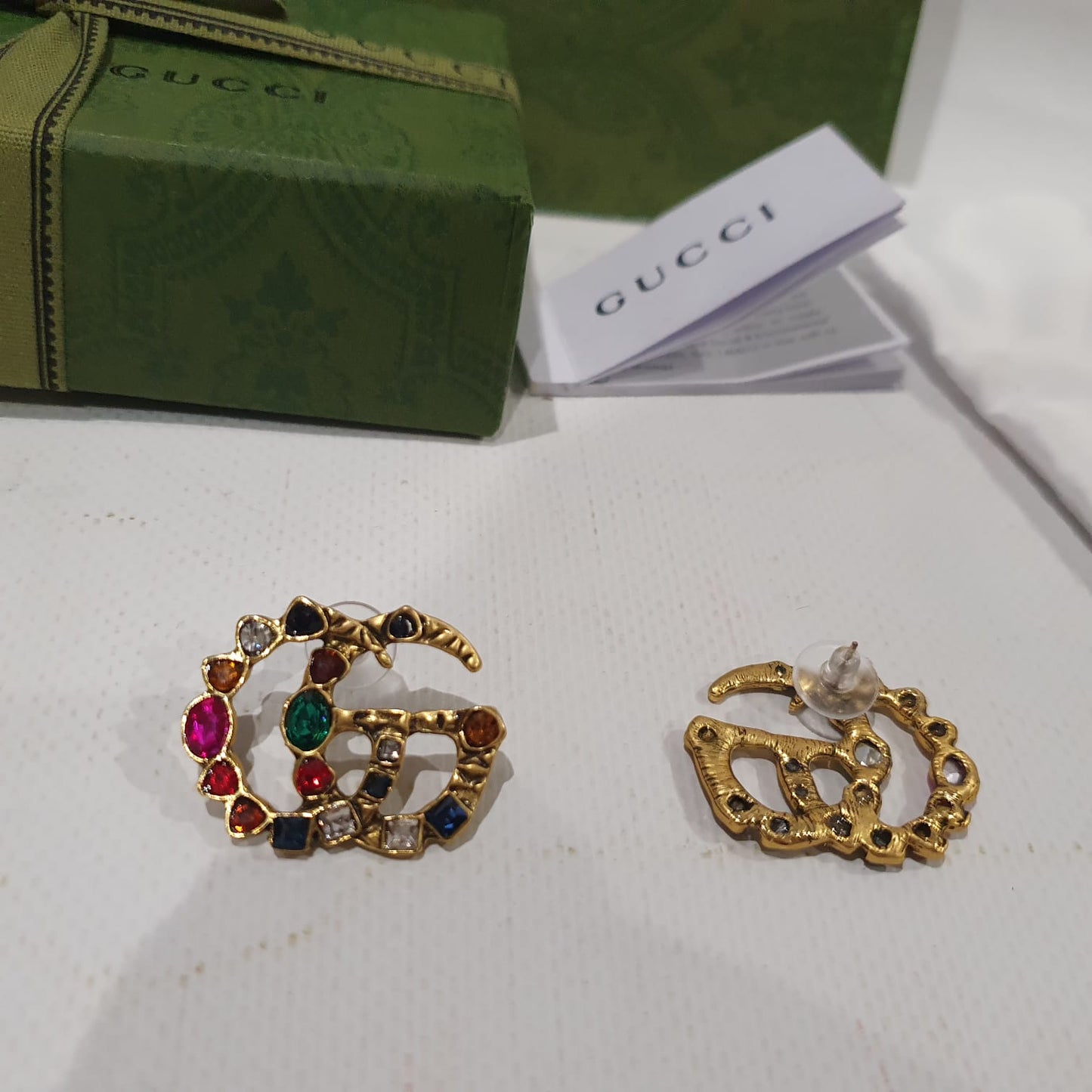 Gucci Brooch and Earrings