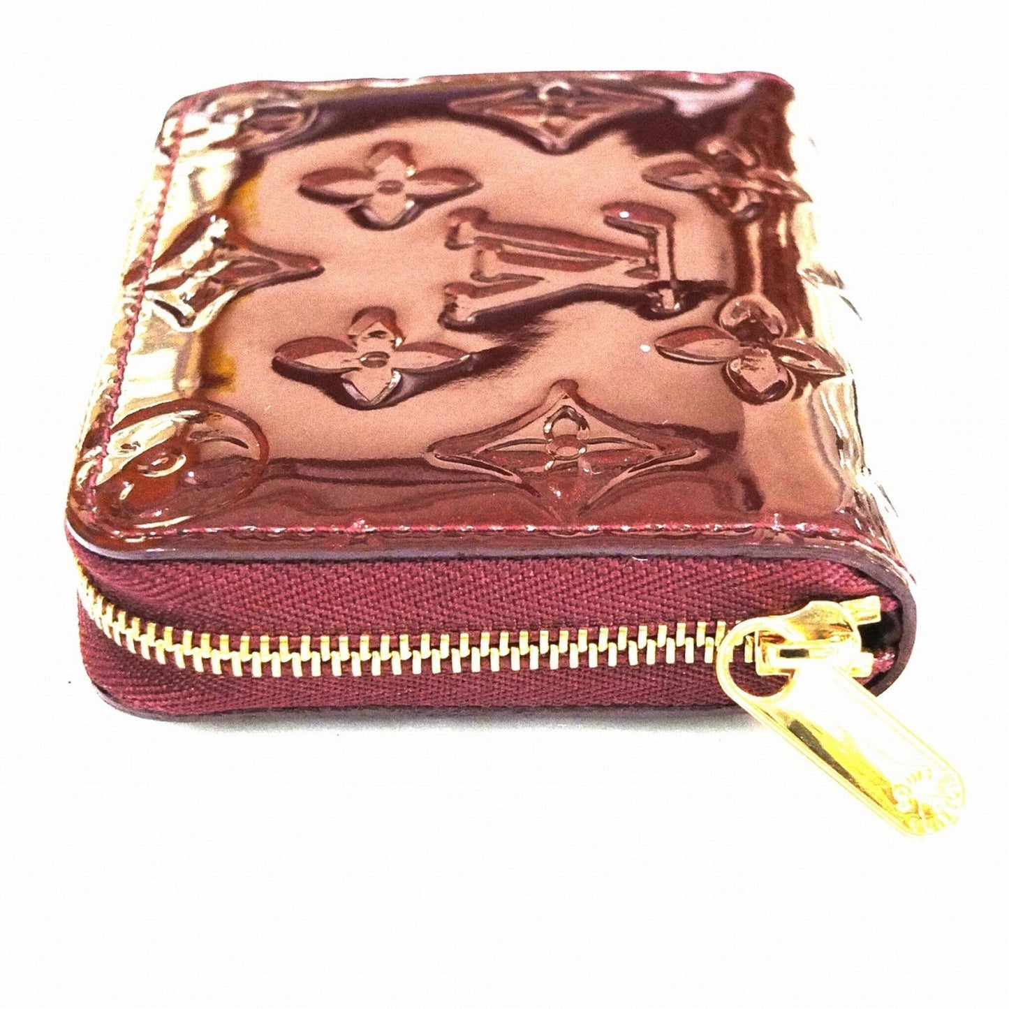 Louis Vuitton Bordeaux Patent leather Zippy coin purse wallet accessories