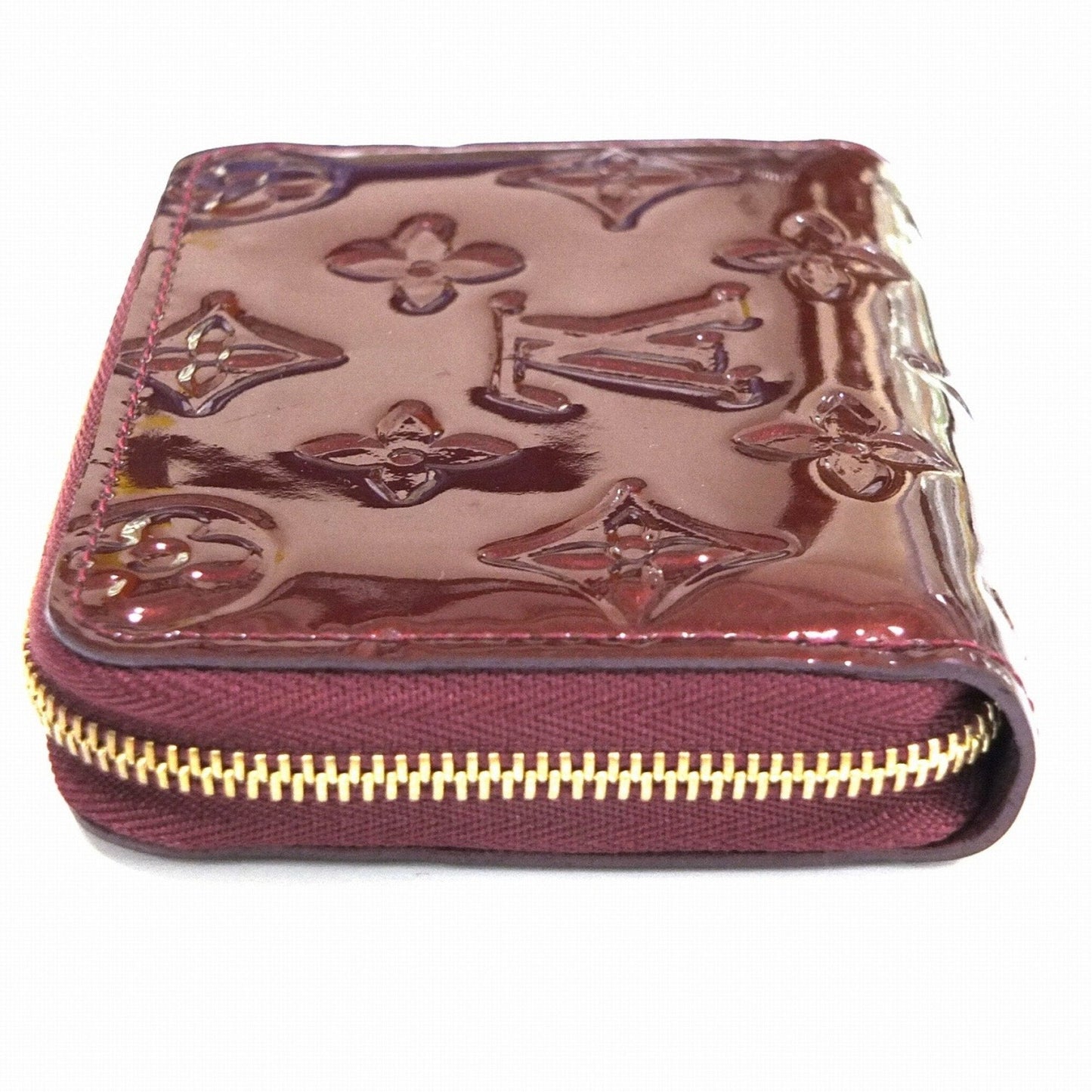 Louis Vuitton Bordeaux Patent leather Zippy coin purse wallet accessories