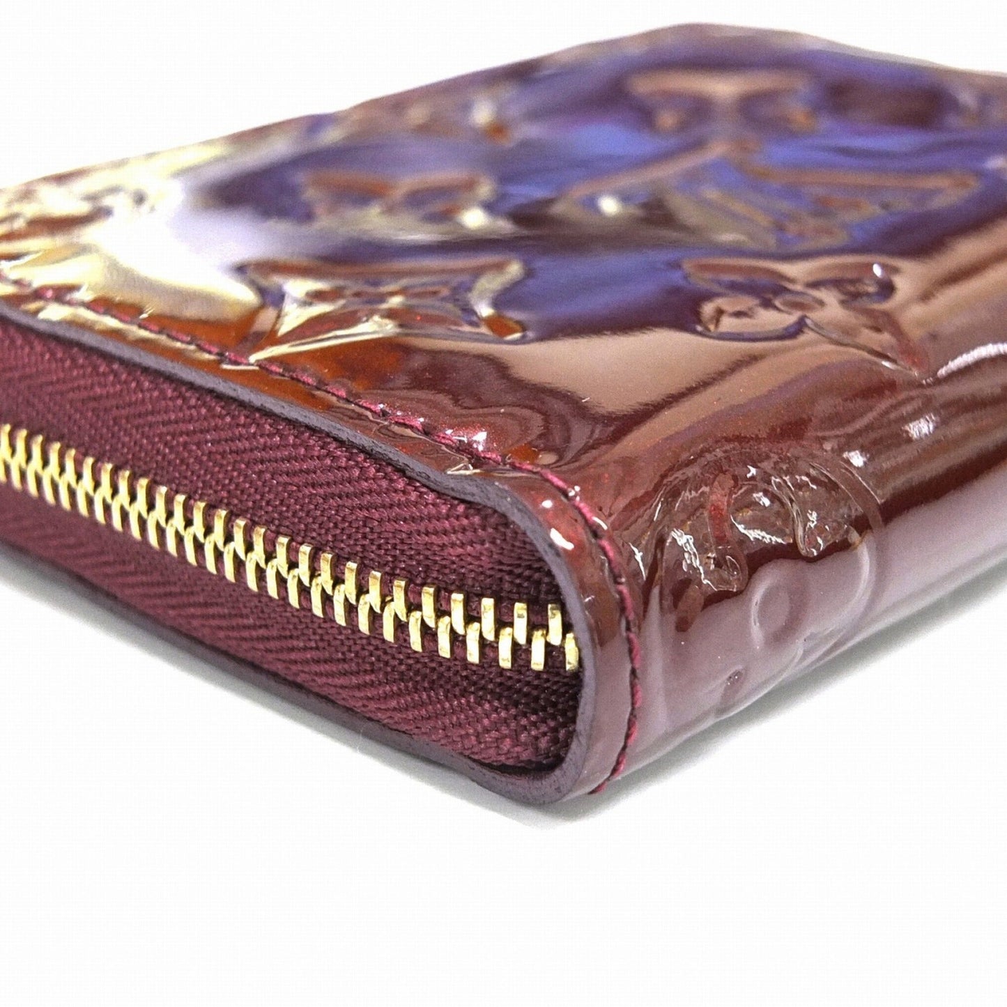 Louis Vuitton Bordeaux Patent leather Zippy coin purse wallet accessories
