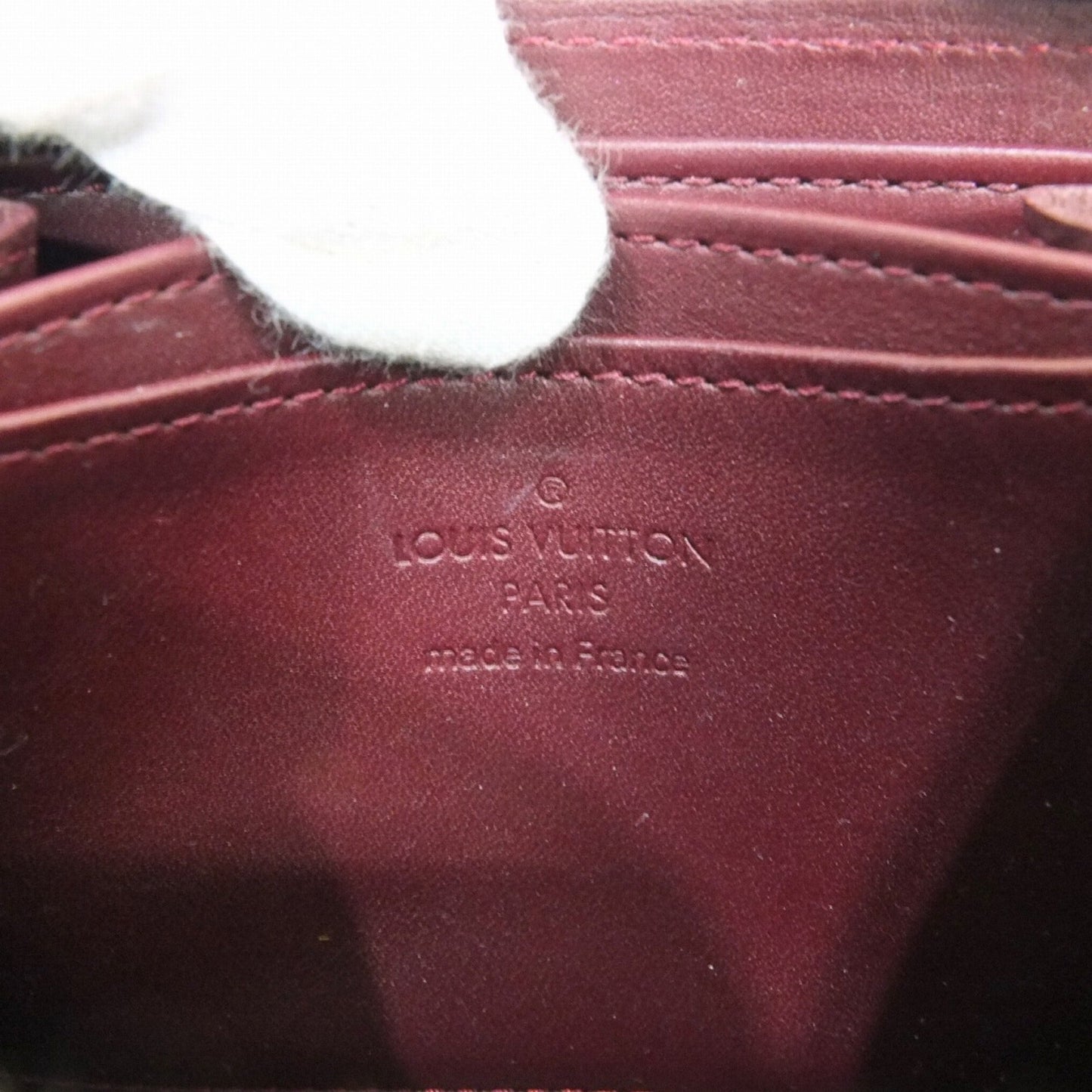Louis Vuitton Bordeaux Patent leather Zippy coin purse wallet accessories