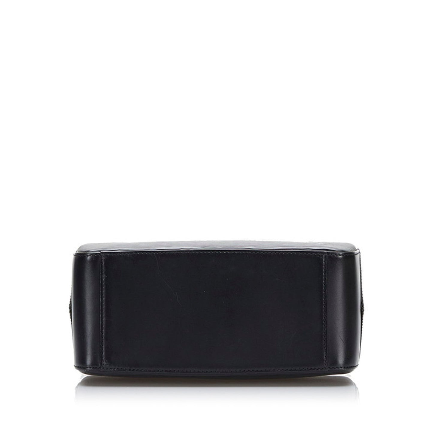 Louis Vuitton Black Leather Sablon handbag bag