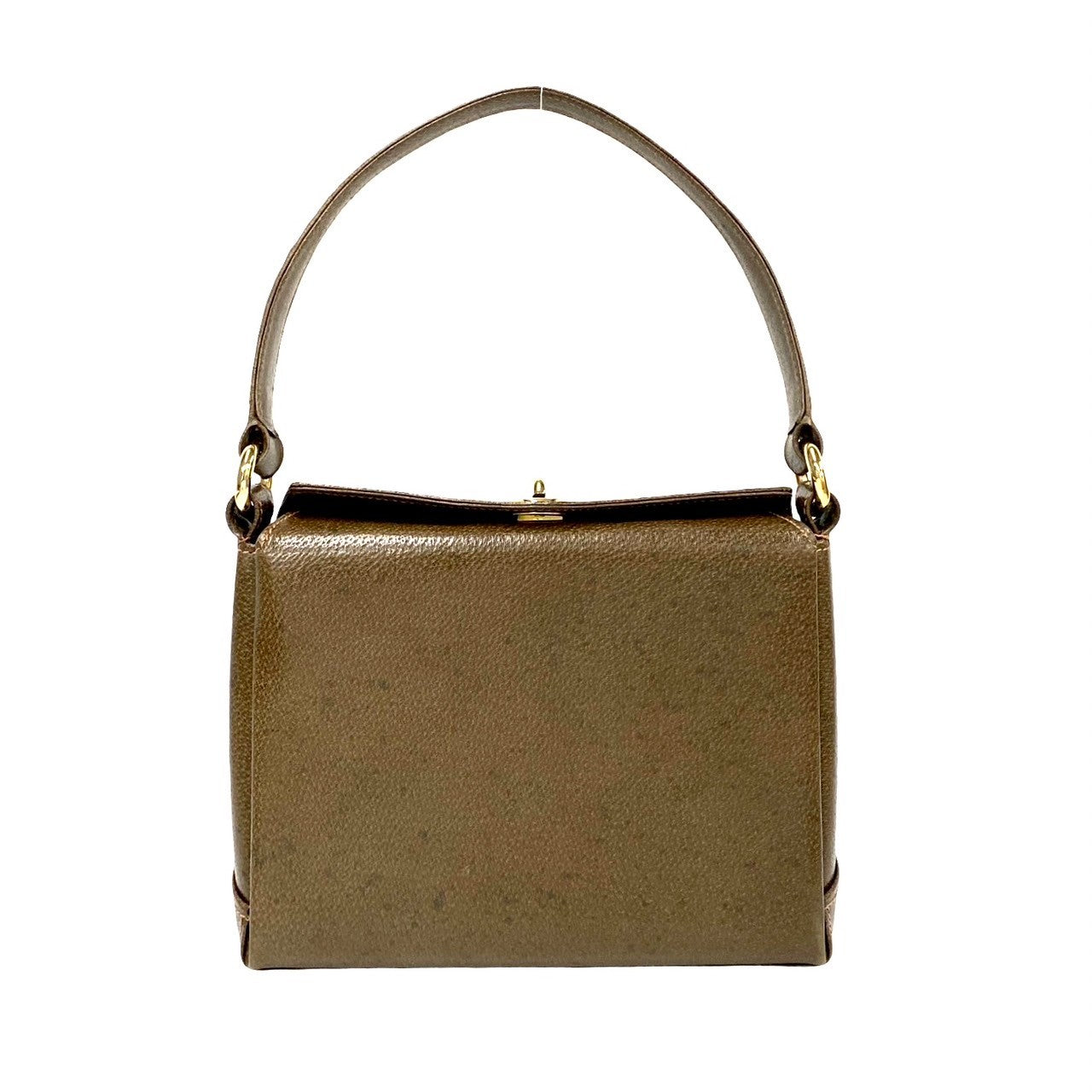 GUCCI Handbag leather Brown