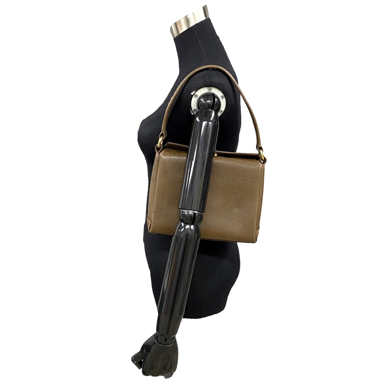 GUCCI Handbag leather Brown
