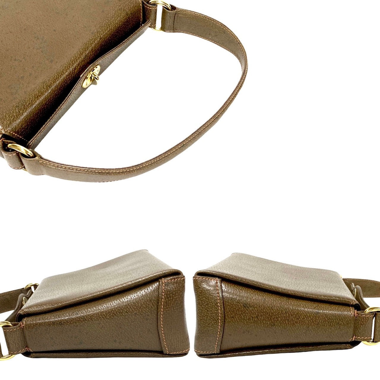 GUCCI Handbag leather Brown