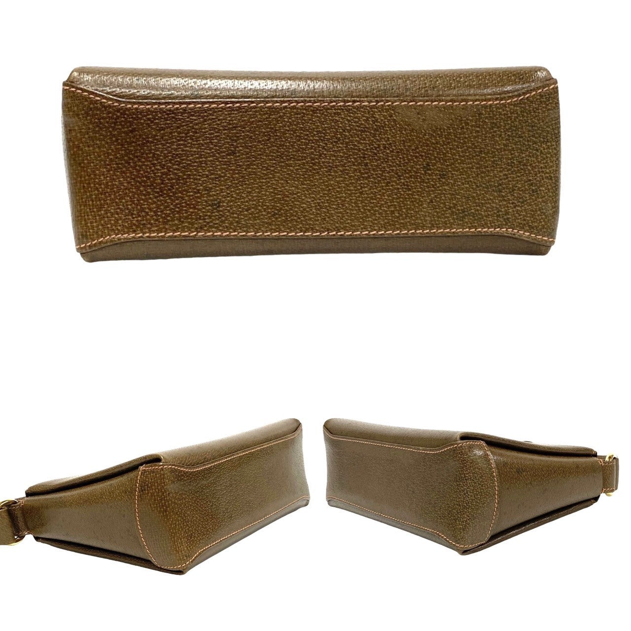 GUCCI Handbag leather Brown