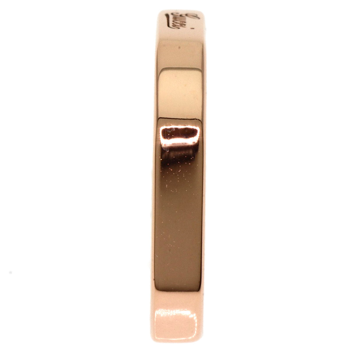 GUCCI Ring 18K Pink Gold gold Octagonal #7