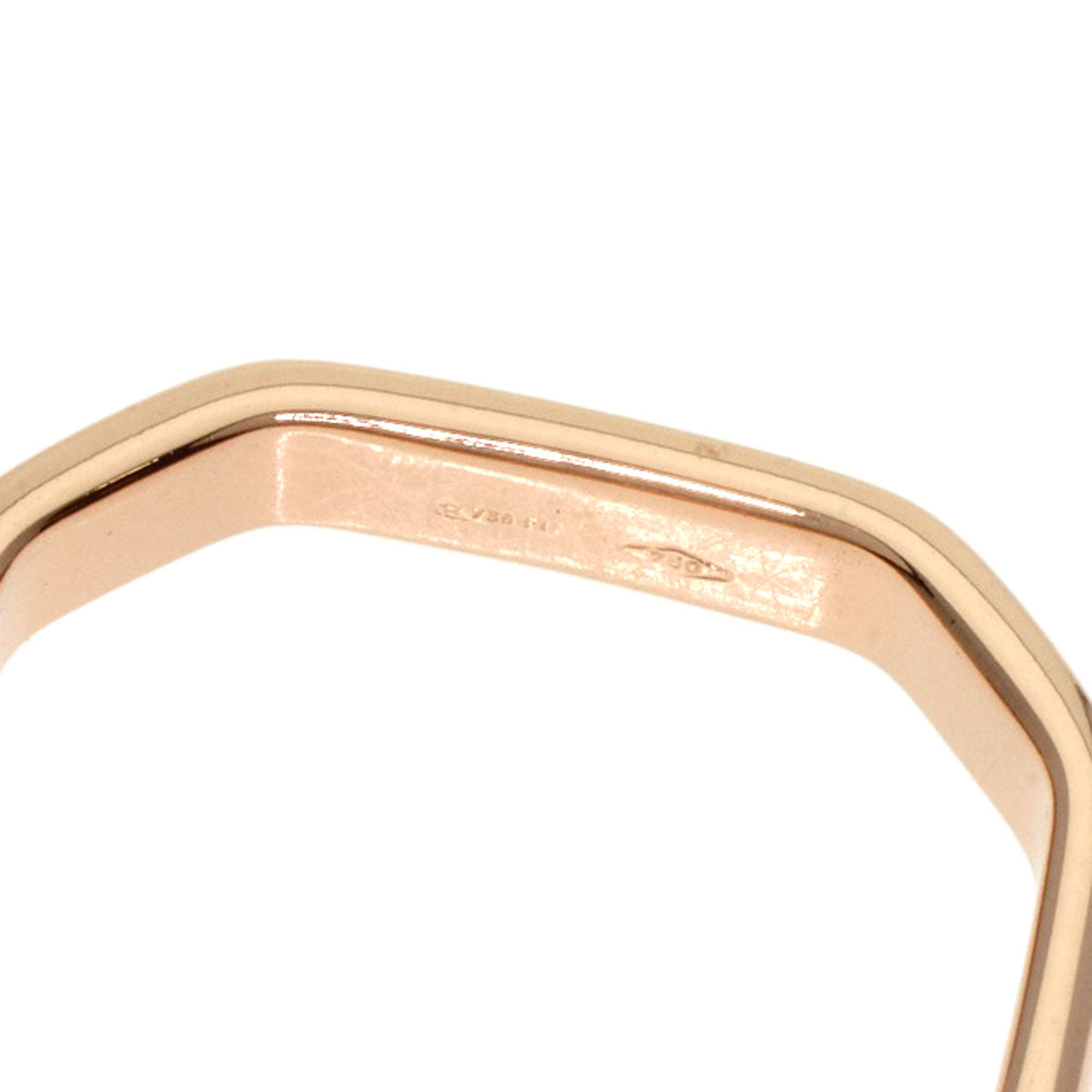 GUCCI Ring 18K Pink Gold gold Octagonal #7