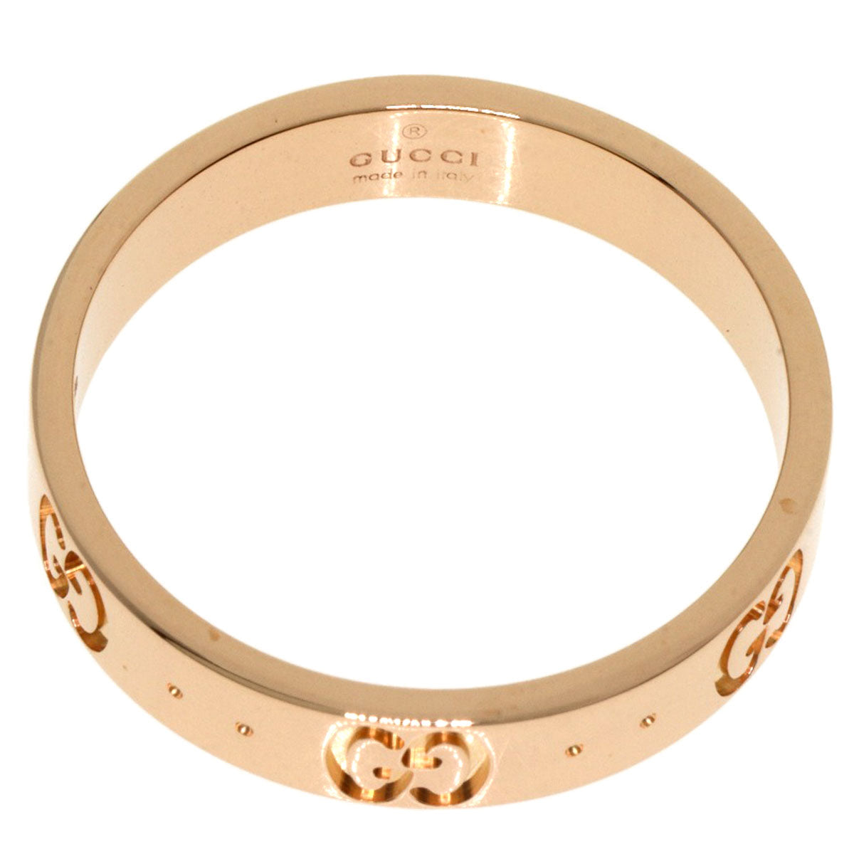 GUCCI Ring 18K Pink Gold gold Icon # 17