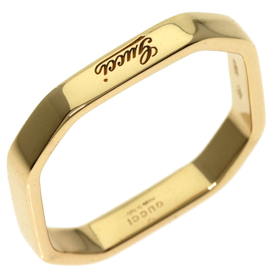 GUCCI Ring 18K Yellow Gold gold Octagonal # 12