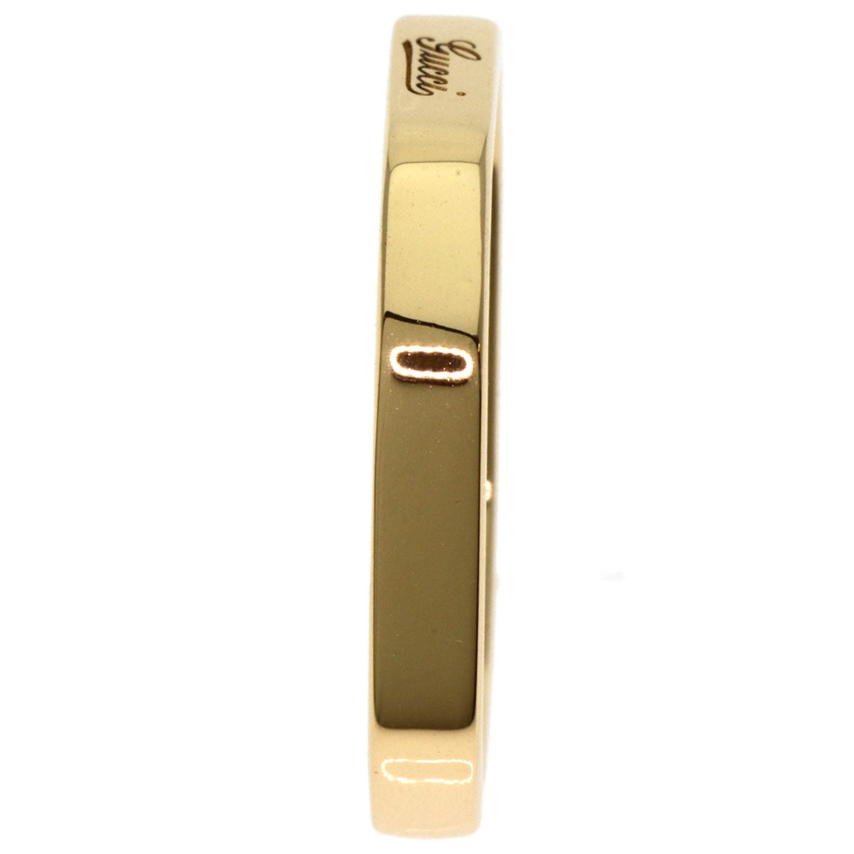 GUCCI Ring 18K Yellow Gold gold Octagonal # 12