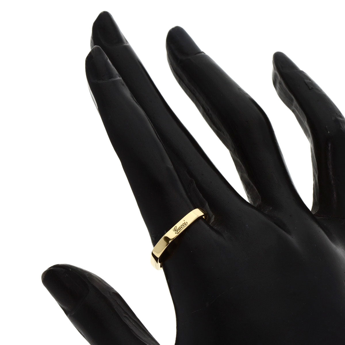 GUCCI Ring 18K Yellow Gold gold Octagonal # 12