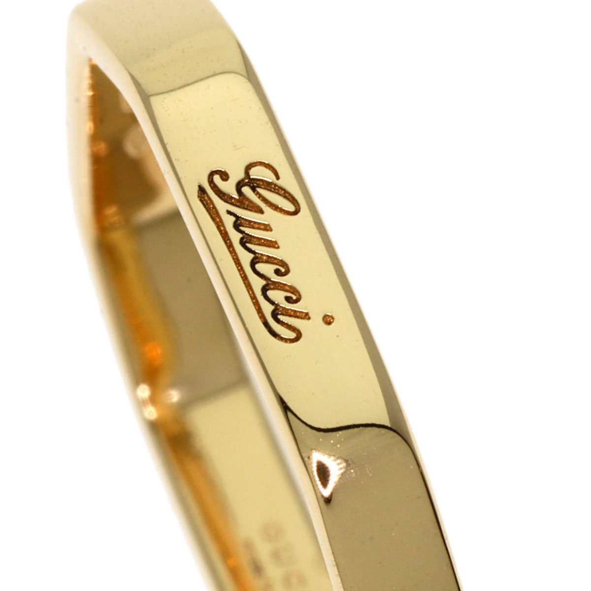 GUCCI Ring 18K Yellow Gold gold Octagonal # 12