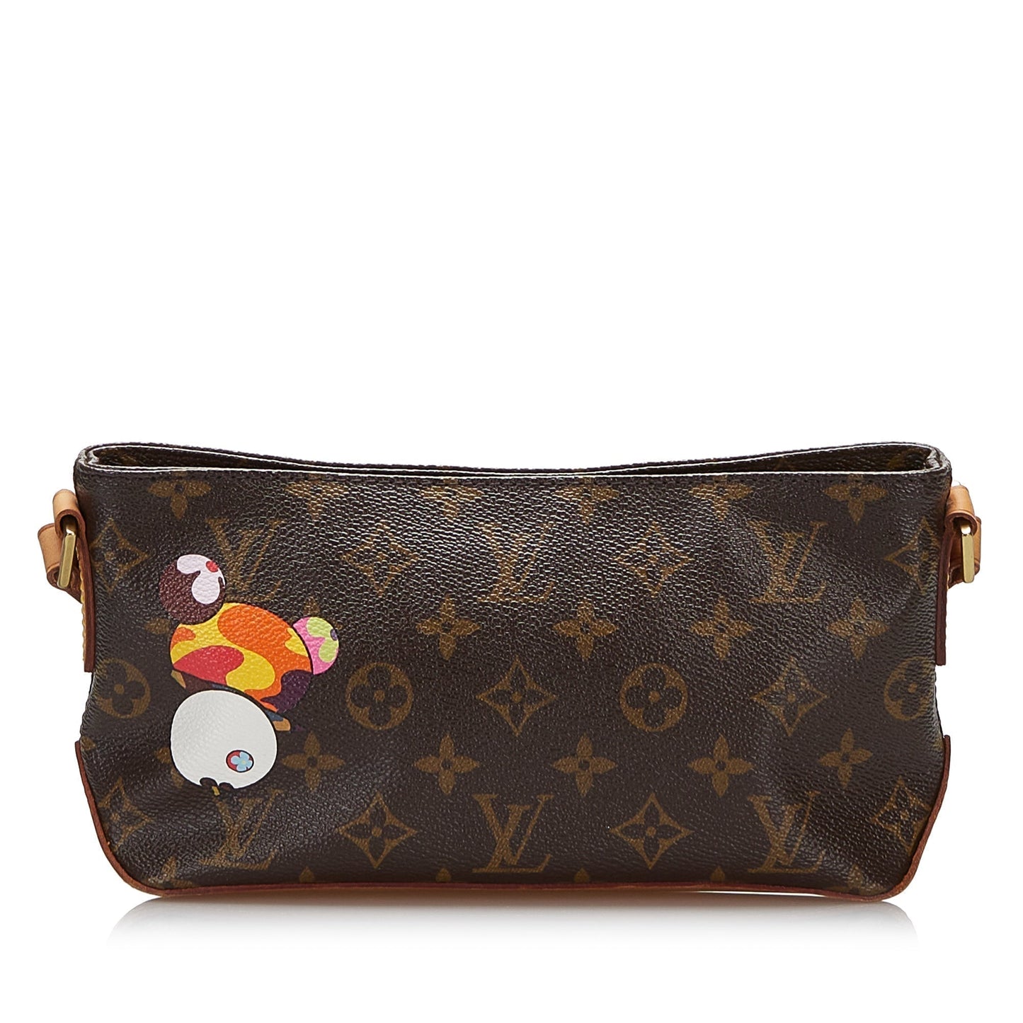 Brown Louis Vuitton x Takashi Murakami Monogram Panda Trotteur