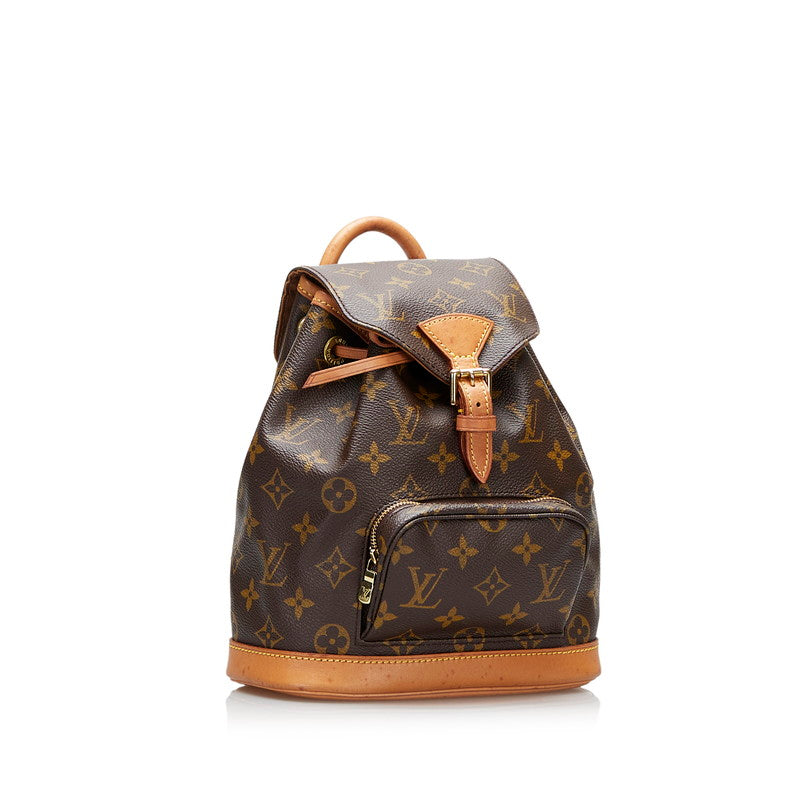 Louis Vuitton Brown Canvas Montsouris backpack bag