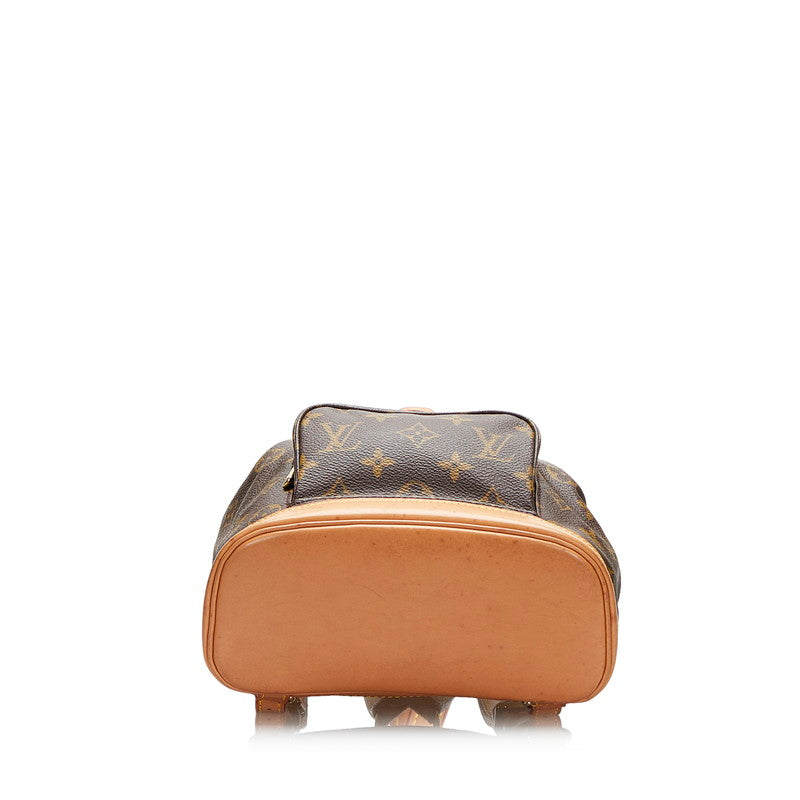 Louis Vuitton Brown Canvas Montsouris backpack bag