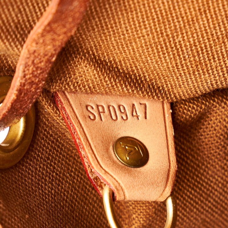 Louis Vuitton Brown Canvas Montsouris backpack bag