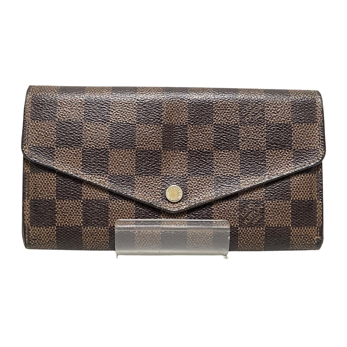 Louis Vuitton Brown Canvas Portefeuille Sarah wallet accessories