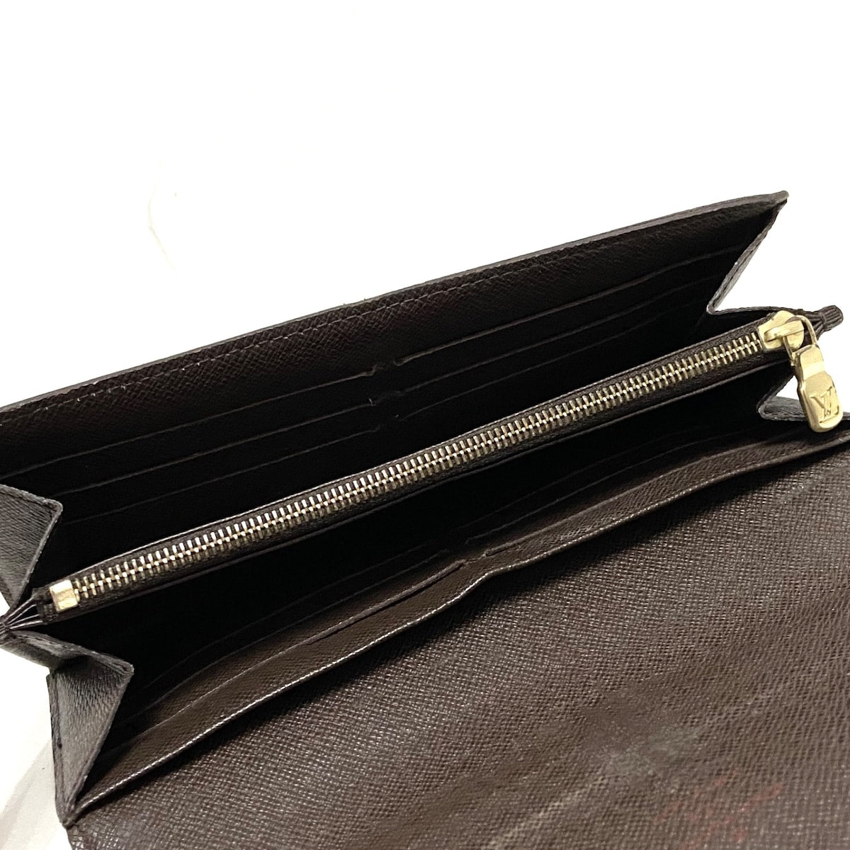 Louis Vuitton Brown Canvas Portefeuille Sarah wallet accessories