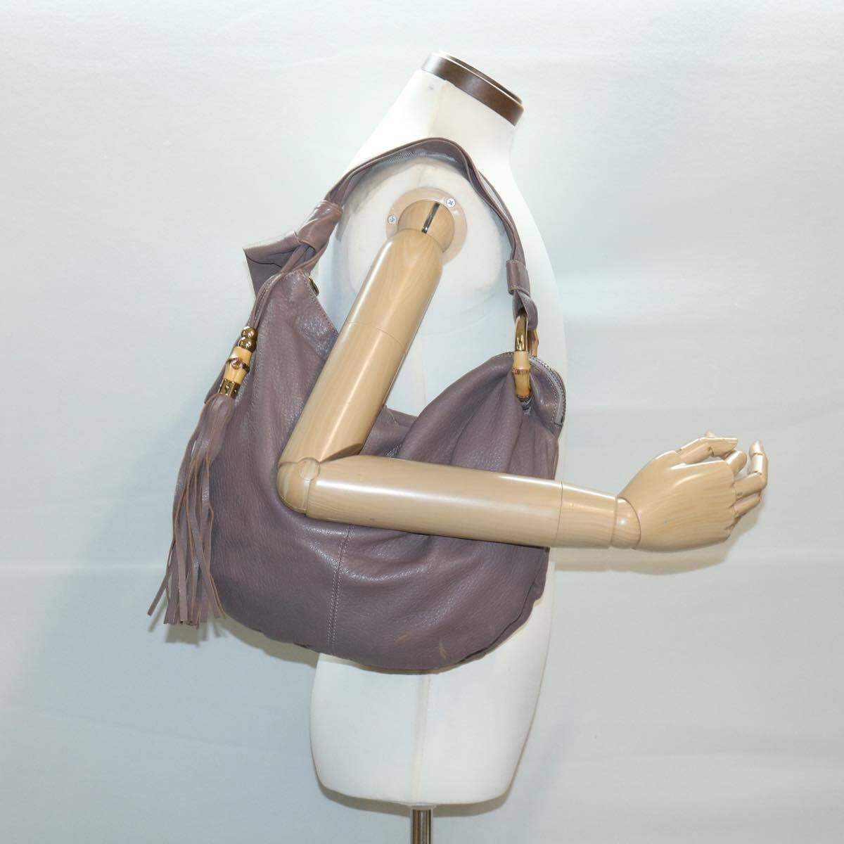 Gucci supple mocha brown leather XL hobo style shoulder bag