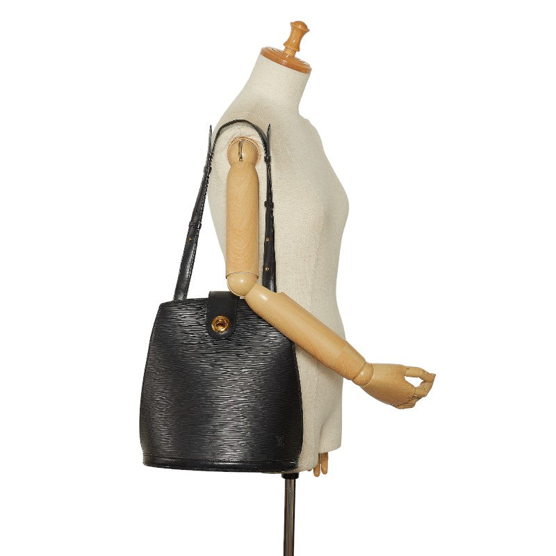 Louis Vuitton Epic Clooney Shoulder Bag M52252 Noir Black Leather  Louis Vuitton