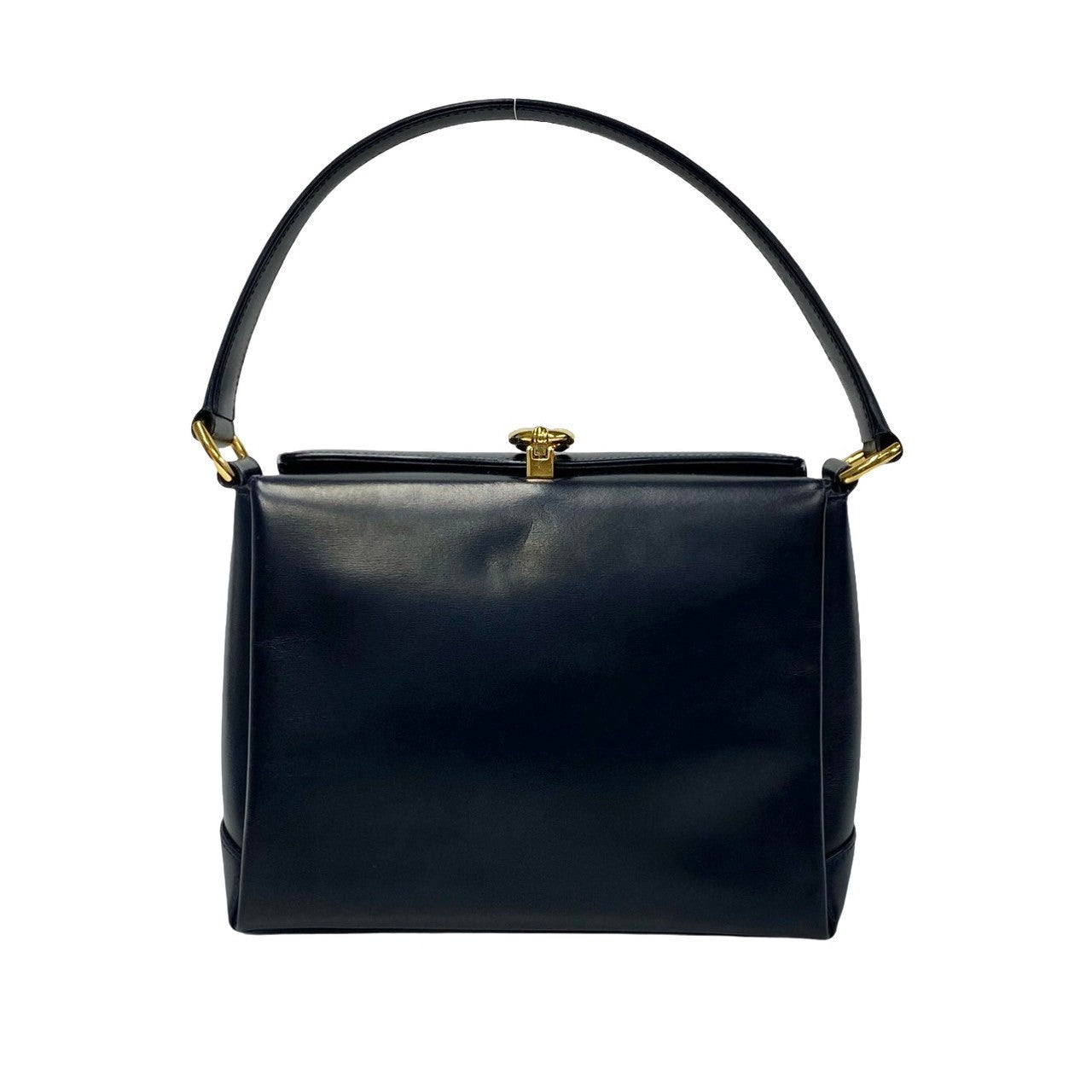 GUCCI Handbag leather black