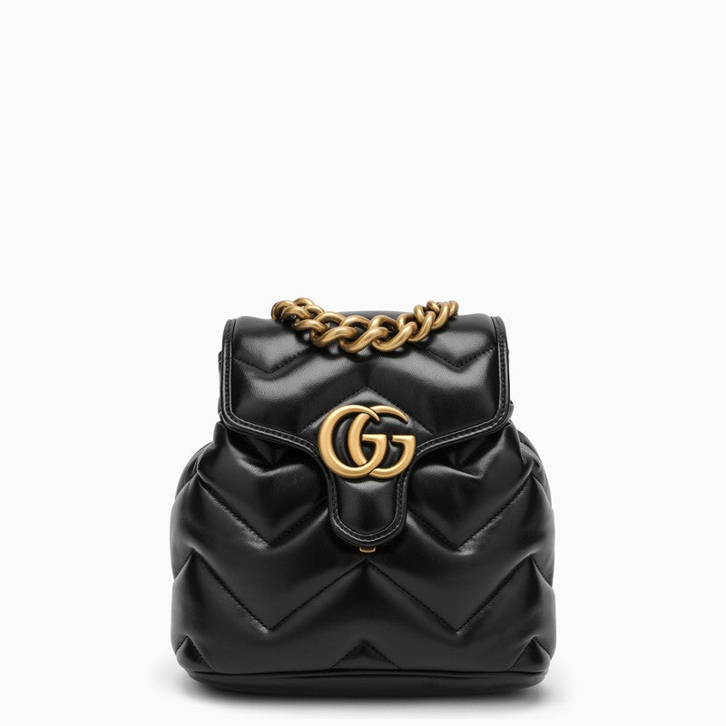 Gucci Gg Marmont Matelassé Backpack Black Women