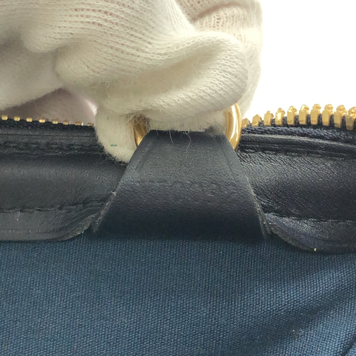 Louis Vuitton Blue Canvas Josephine handbag bag