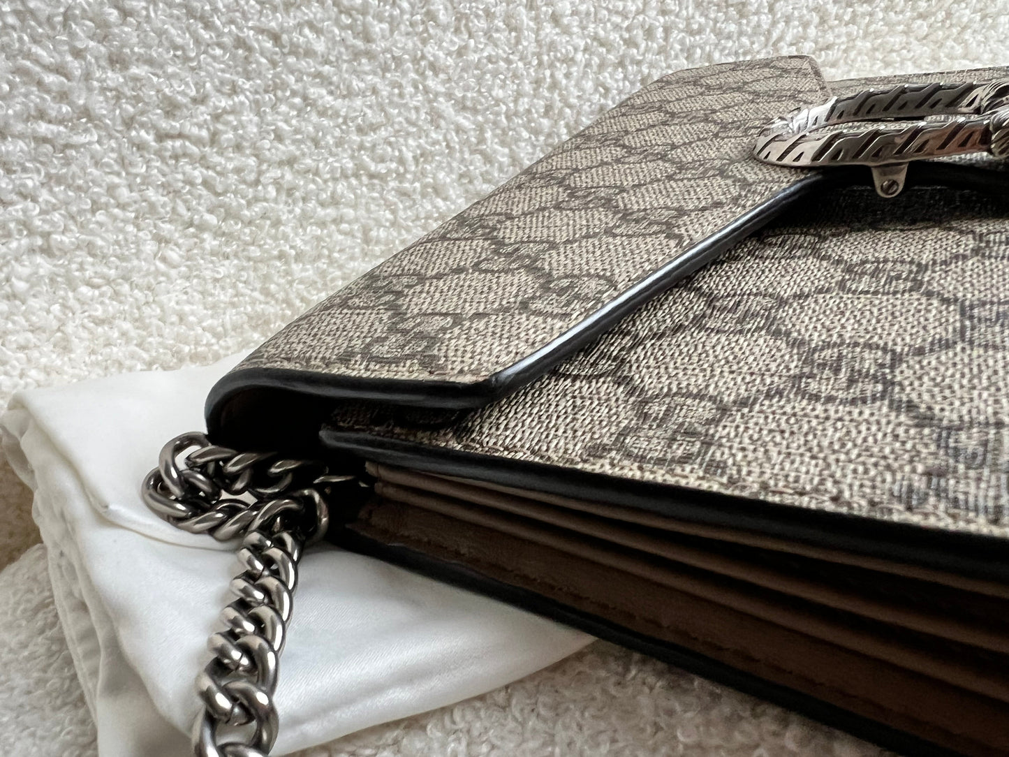 Gucci Dionysus GG Supreme Chain Wallet (RRP £1250)
