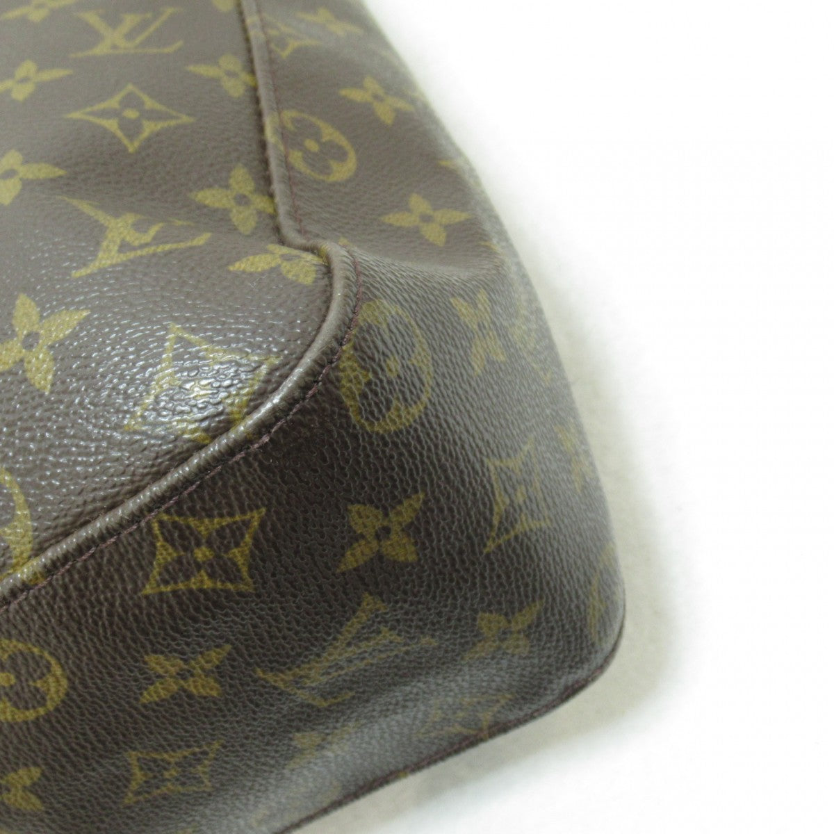 Louis Vuitton Brown Canvas Looping shopper bag