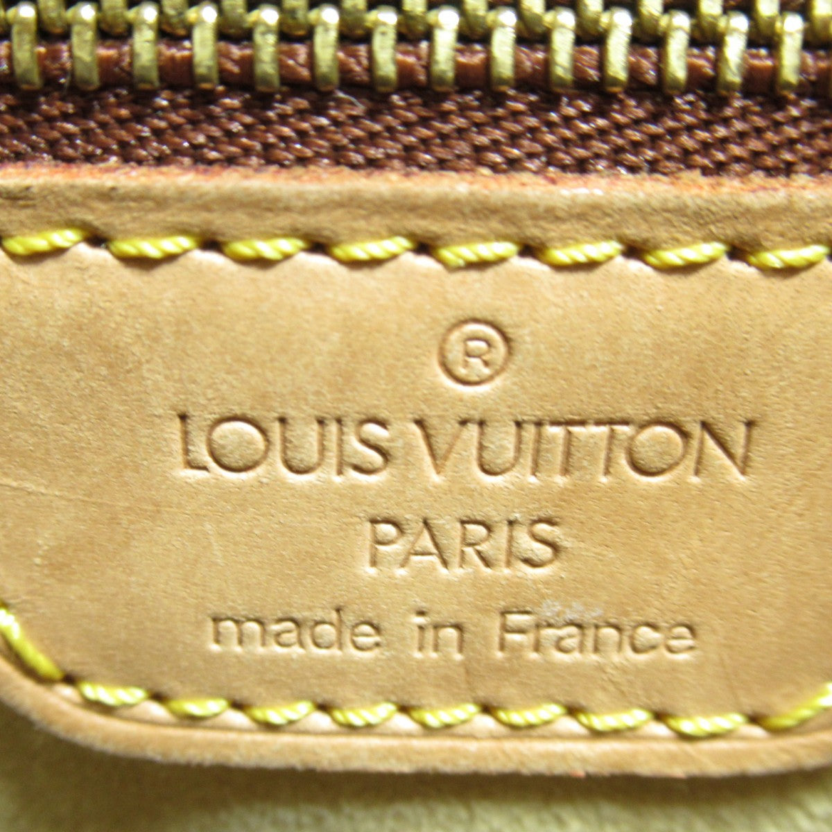 Louis Vuitton Brown Canvas Looping shopper bag