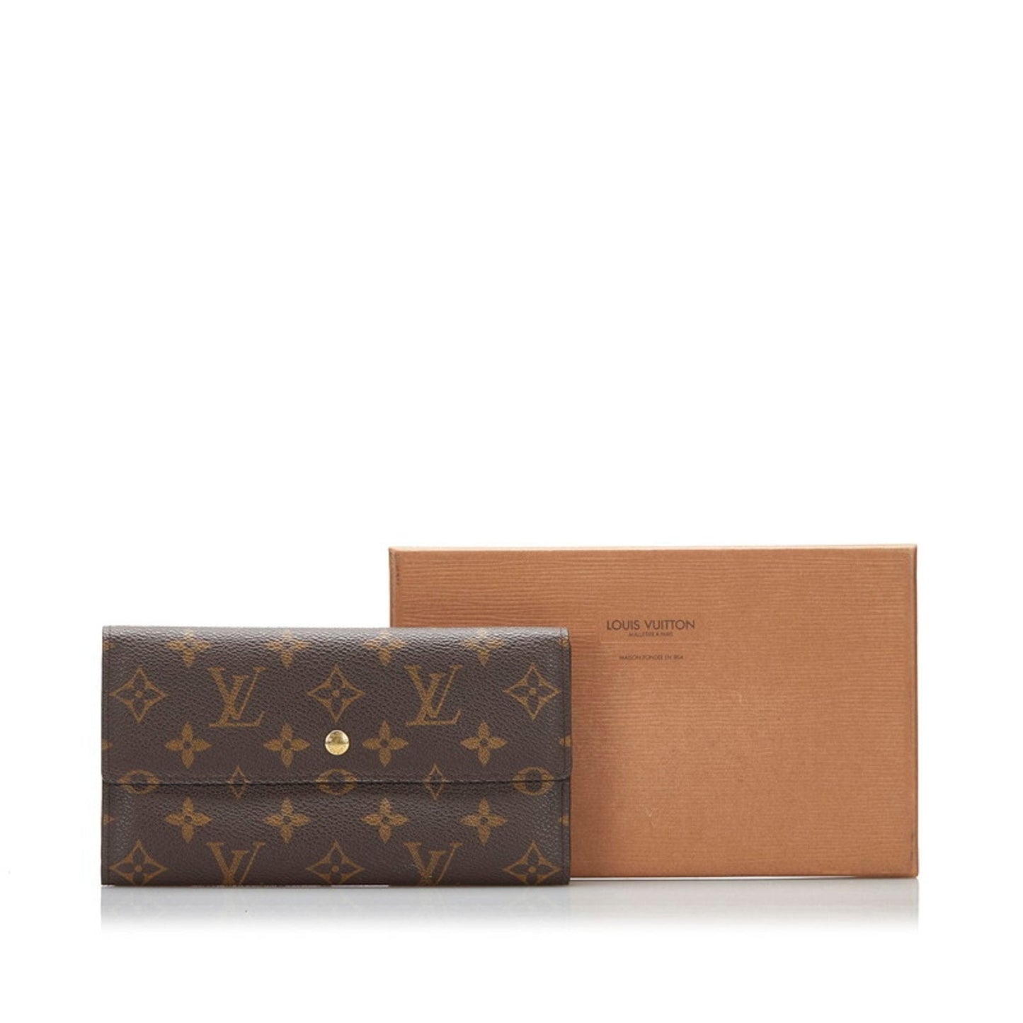 Louis Vuitton Brown Canvas Sarah wallet accessories