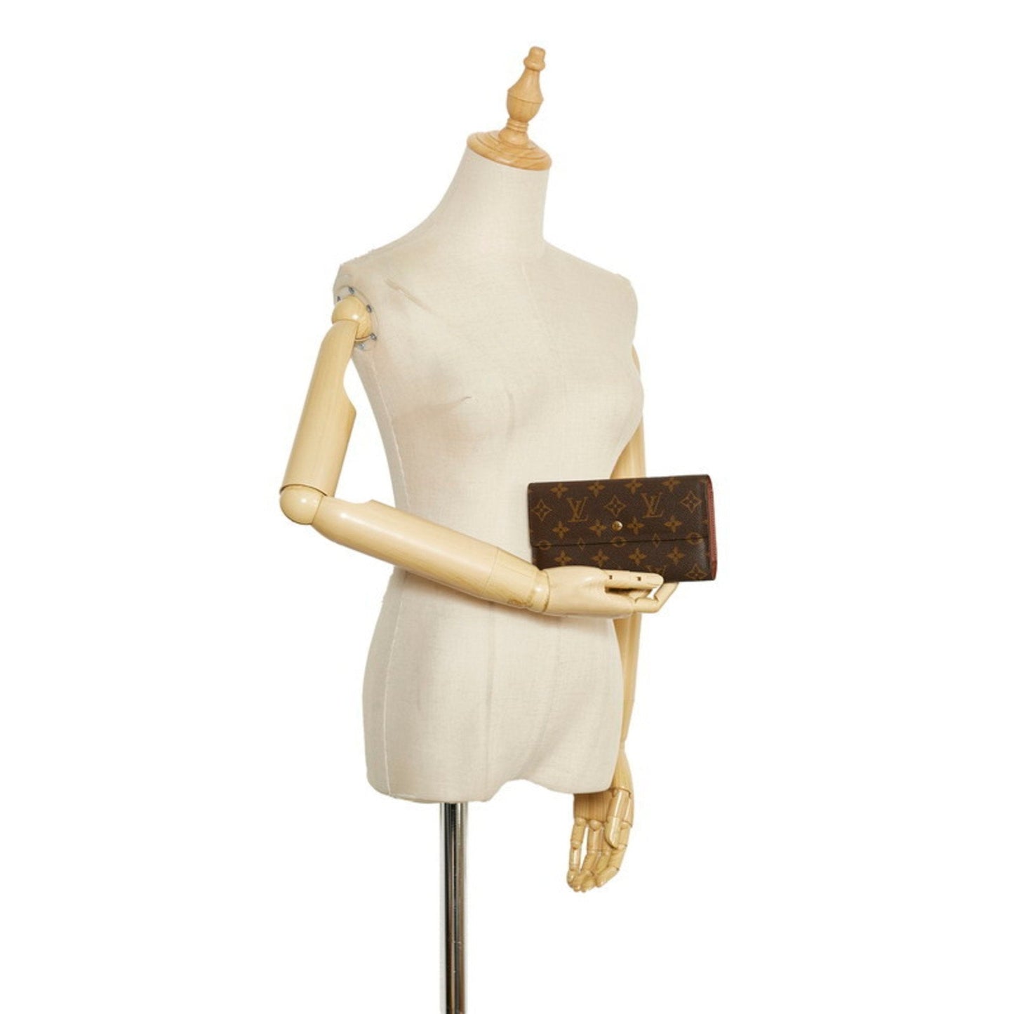 Louis Vuitton Brown Canvas Sarah wallet accessories