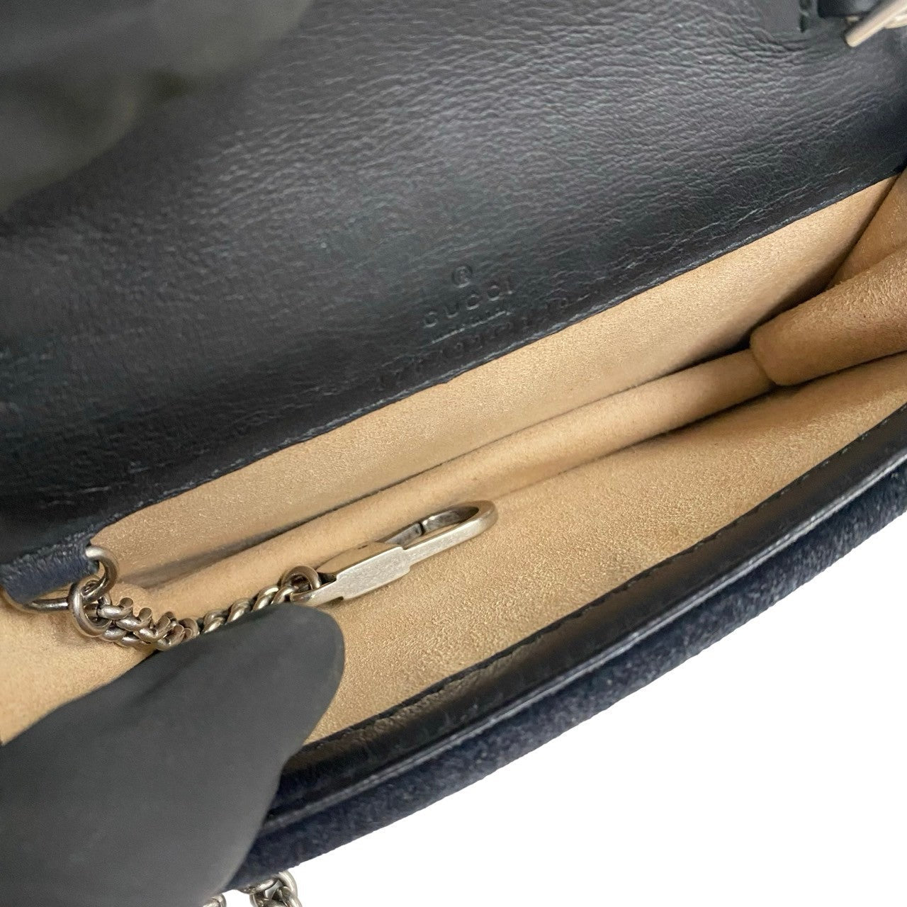 GUCCI Shoulder Bag leather Brown Dionysus Super Mini Bag